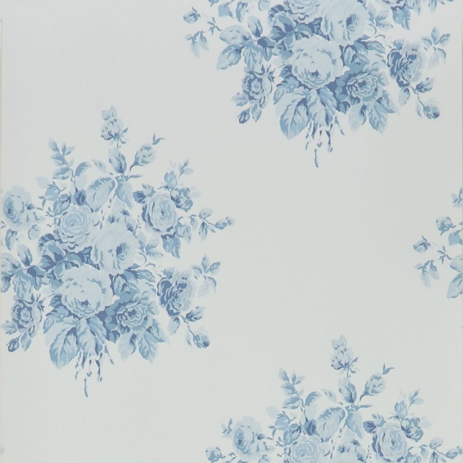 Ralph Lauren Tapet Wainscott Floral Sky Blue