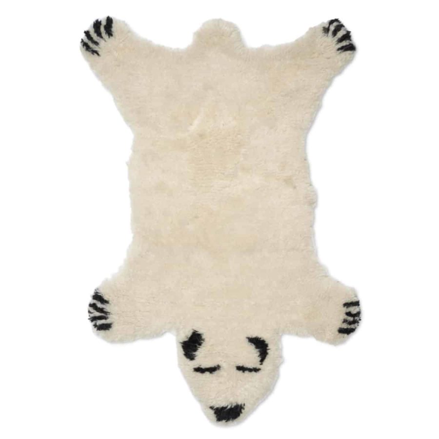 Classic Collection Matta Polar Bear vit barnrumsmatta